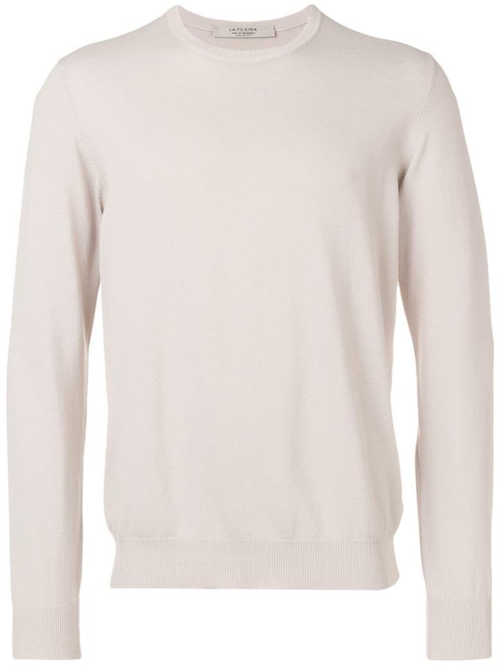 La Fileria For D'aniello Slim-fit Pullover - Neutrals