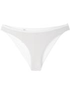 La Perla Super Stripes Classic Bikini Bottom, Women's, Size: 4, White, Polyamide/spandex/elastane