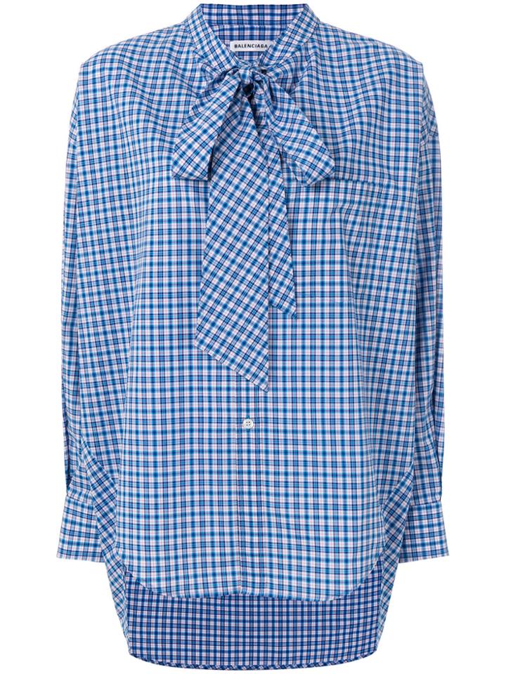 Balenciaga New Swing Shirt - Blue
