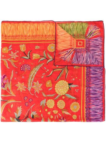 Shanghai Tang Chinoiserie Shawl - Red
