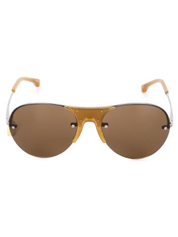 Dries Van Noten By Linda Farrow Gallery Aviator Sunglasses