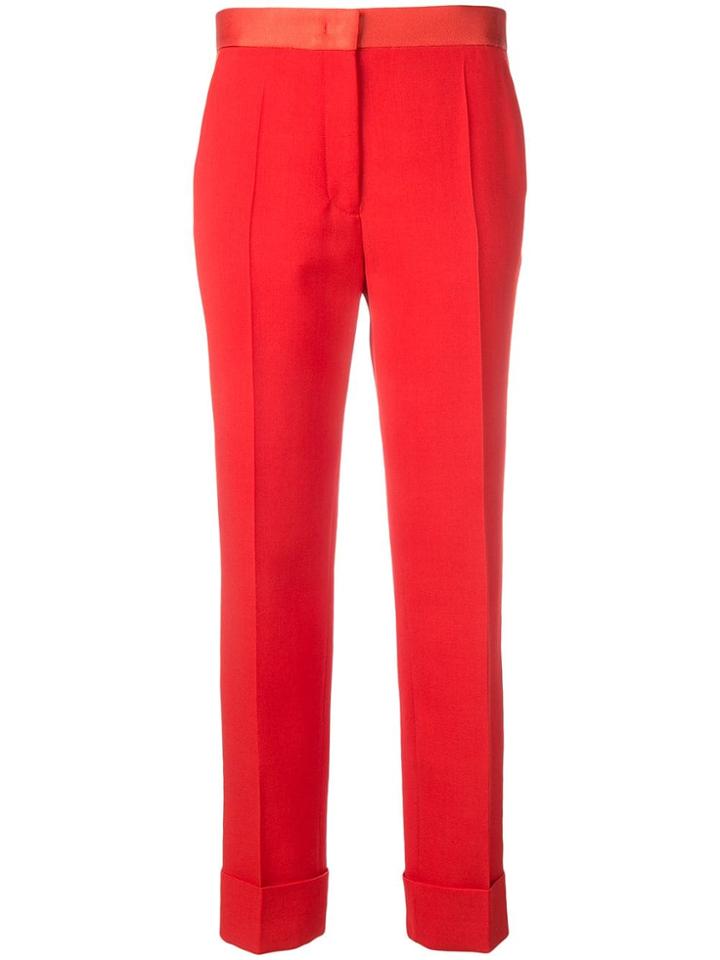 Joseph Silk Waistband Tailored Trousers