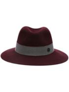 Maison Michel 'henrietta' Fedora, Women's, Size: Small, Pink/purple, Rabbit Fur Felt