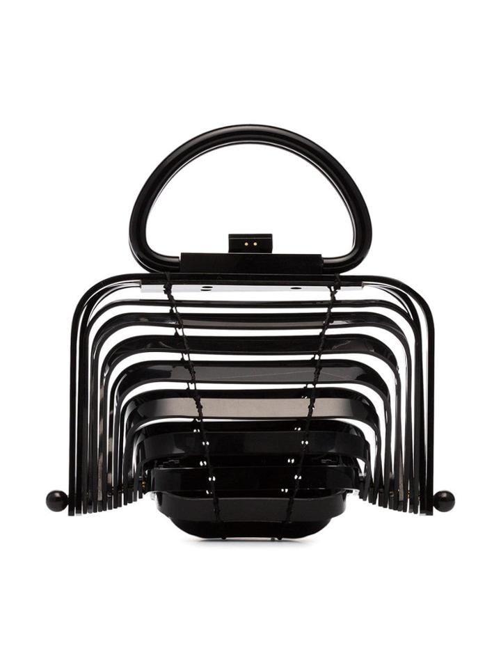 Cult Gaia Lilleth Acrylic Mini Bag - Black