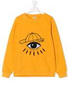 Kenzo Kids Teen Eye Sweatshirt - Yellow & Orange