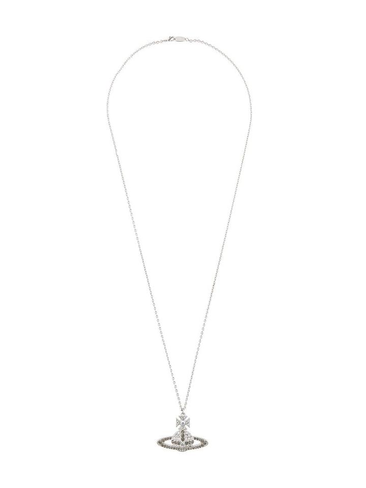 Vivienne Westwood Orb Pendant Long Necklace, Adult Unisex, Metallic