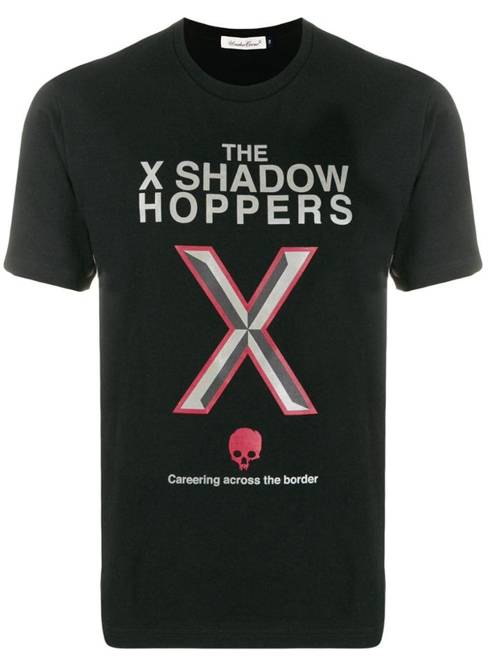 Undercover Slogan Print T-shirt - Black