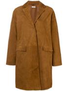 P.a.r.o.s.h. Leather Coat - Brown