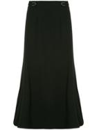 Gabriela Hearst A-line Long Skirt - Black