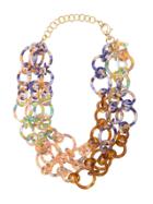 Lele Sadoughi Chunky Chain Necklace - Multicolour