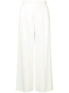 Cityshop Flared Tailored Trousers - White
