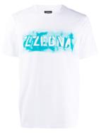 Z Zegna Printed Logo T-shirt - White