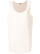 Iris Von Arnim Sleeveless Shift Blouse - Neutrals