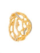 Susan Caplan Vintage Elizabeth Taylor Cuff Bracelet - Metallic