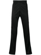 Maison Margiela Side Stripe Track Pants, Men's, Size: 56, Black, Polyester