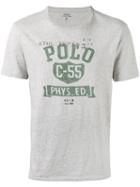 Polo Ralph Lauren Printed Short Sleeve T-shirt, Men's, Size: Large, Grey, Cotton