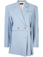 Eudon Choi Double Breasted Blazer - Blue