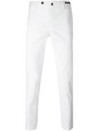Pt01 Slim-fit Chinos, Men's, Size: 52, White, Cotton/spandex/elastane