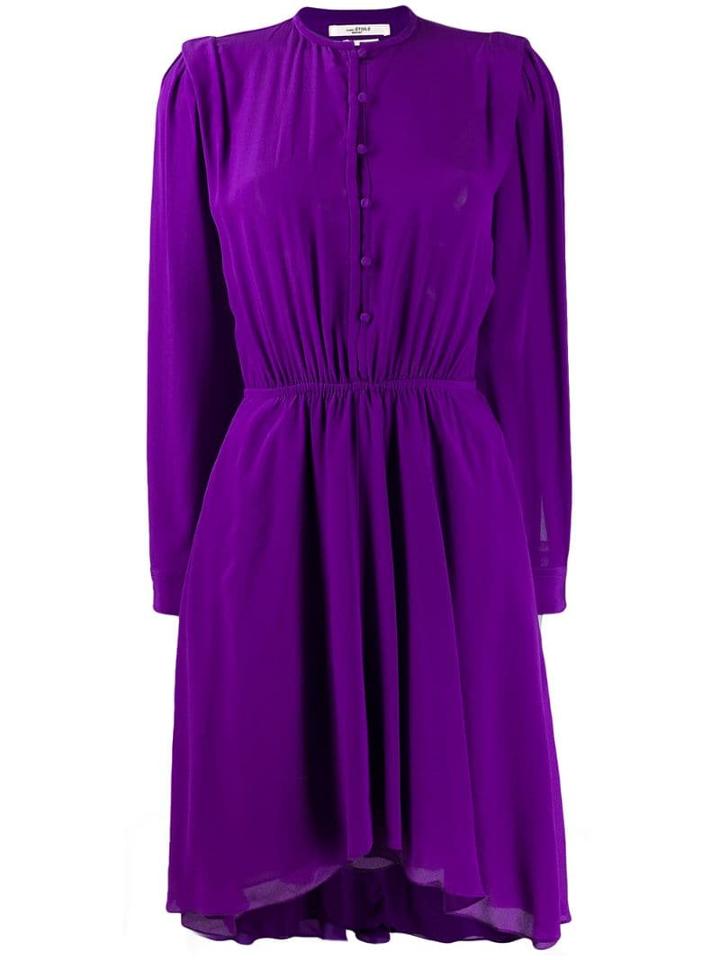 Isabel Marant Étoile Yandra Button Up Dress - Purple