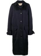 Christian Wijnants Long Oversized Coat - Blue