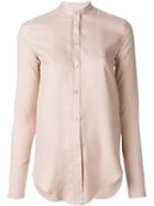 Helmut Lang 'tuxedo' Shirt, Women's, Size: Medium, Nude/neutrals, Silk