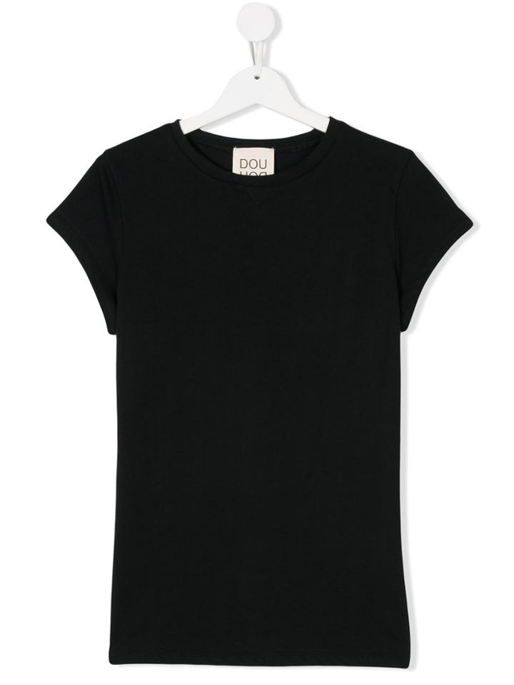 Douuod Kids Plain T-shirt - Black