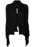 Rick Owens - Short Wrap Cardigan - Women - Cashmere - M, Black, Cashmere