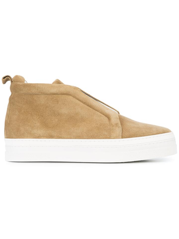 Pierre Hardy Hi-top Sneakers - Brown