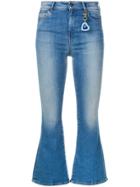 Twin-set Cropped Flared Jeans - Blue