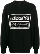 Y-3 Logo Print Ribbed Sweater - Black