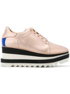 Stella Mccartney Elyse Platform Brogues - Metallic