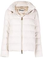 Herno High Neck Padded Jacket - Nude & Neutrals