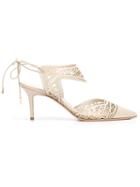 Nicholas Kirkwood Leda Pumps, Women's, Size: 39, Nude/neutrals, Leather/calf Leather