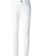 Stella Mccartney Star Stitch Embroidery Jeans, Women's, Size: 28, White, Silk/cotton/spandex/elastane