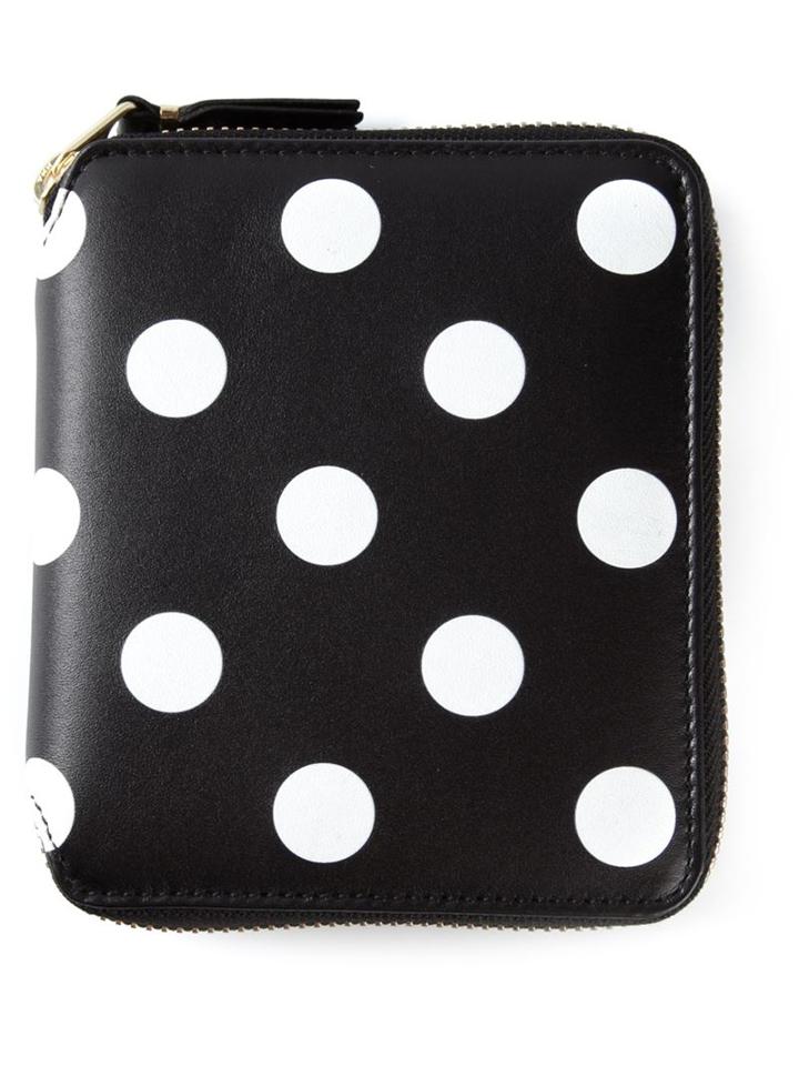 Comme Des Garçons Wallet 'polka Dots Printed' Wallet
