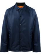 Rag & Bone Button Up Jacket, Men's, Size: Xl, Blue, Nylon/polyester