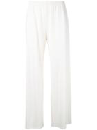 The Row Relaxed Track Pants, Women's, Size: Small, White, Spandex/elastane/viscose