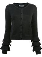 Alice+olivia Tiered Cuff Cardigan - Black