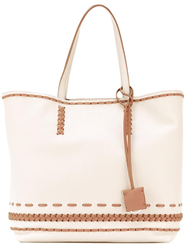 Tod's Women Shopper Tote - Nude & Neutrals