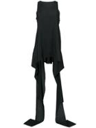 Maticevski Draped Tank Top - Black