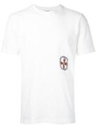 Jupe By Jackie - Embroidered Figure T-shirt - Men - Cotton/spandex/elastane - M, White, Cotton/spandex/elastane