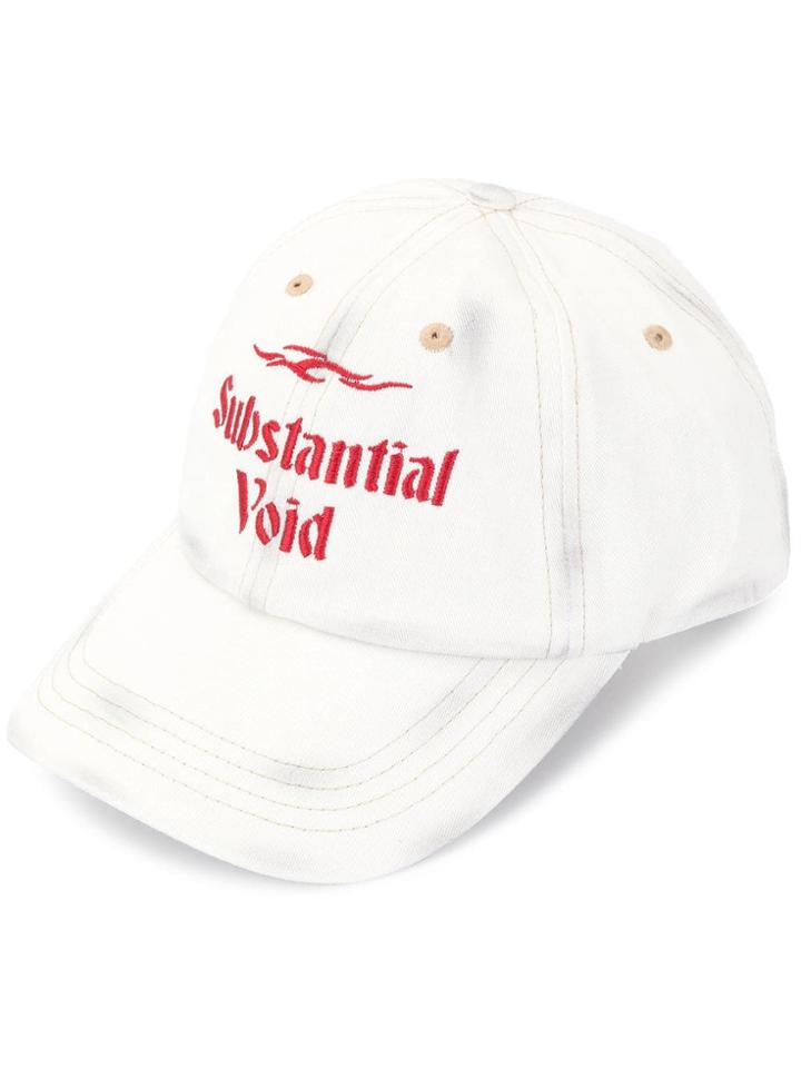 Ground Zero Substantial Void Baseball Cap - White