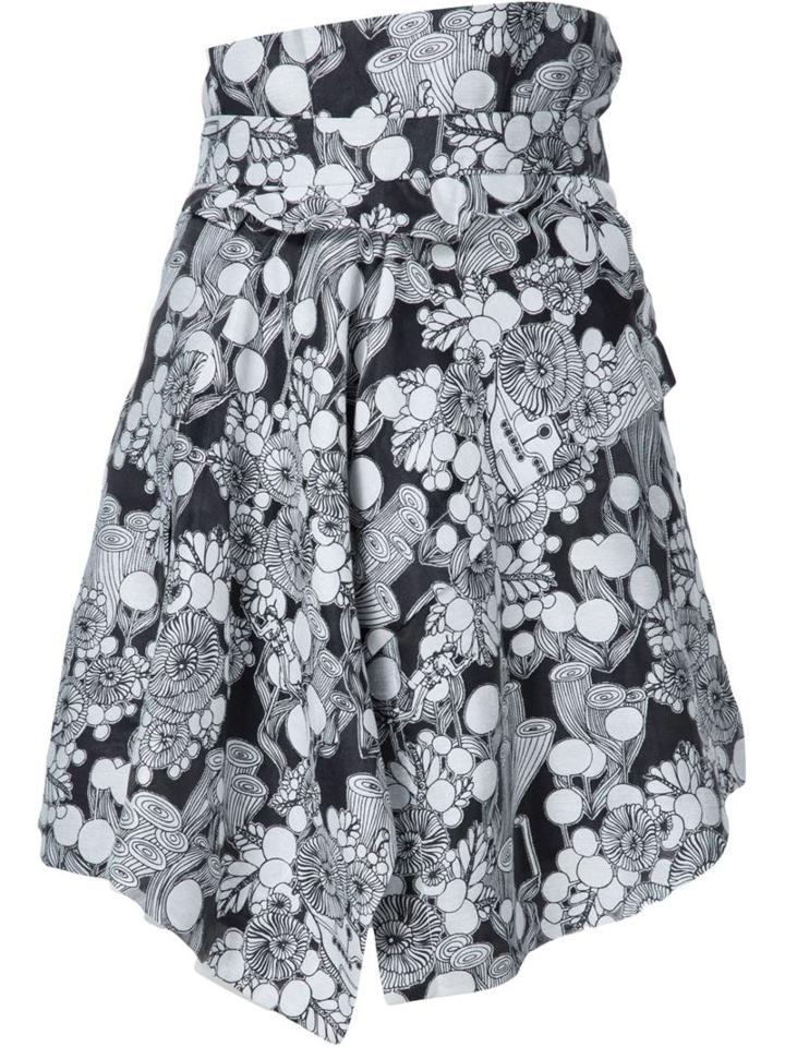 Carven Submarine Print Asymmetric Skirt