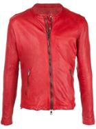 Giorgio Brato Fitted Zip Up Jacket - Red