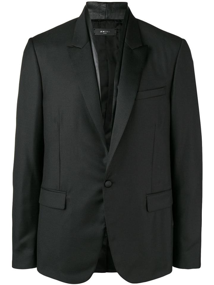 Amiri Single Breasted Blazer - Black