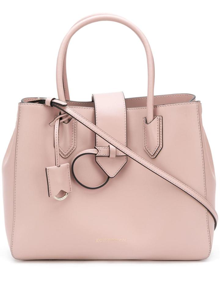 Ea7 Emporio Armani Rectangular Tote Bag - Pink