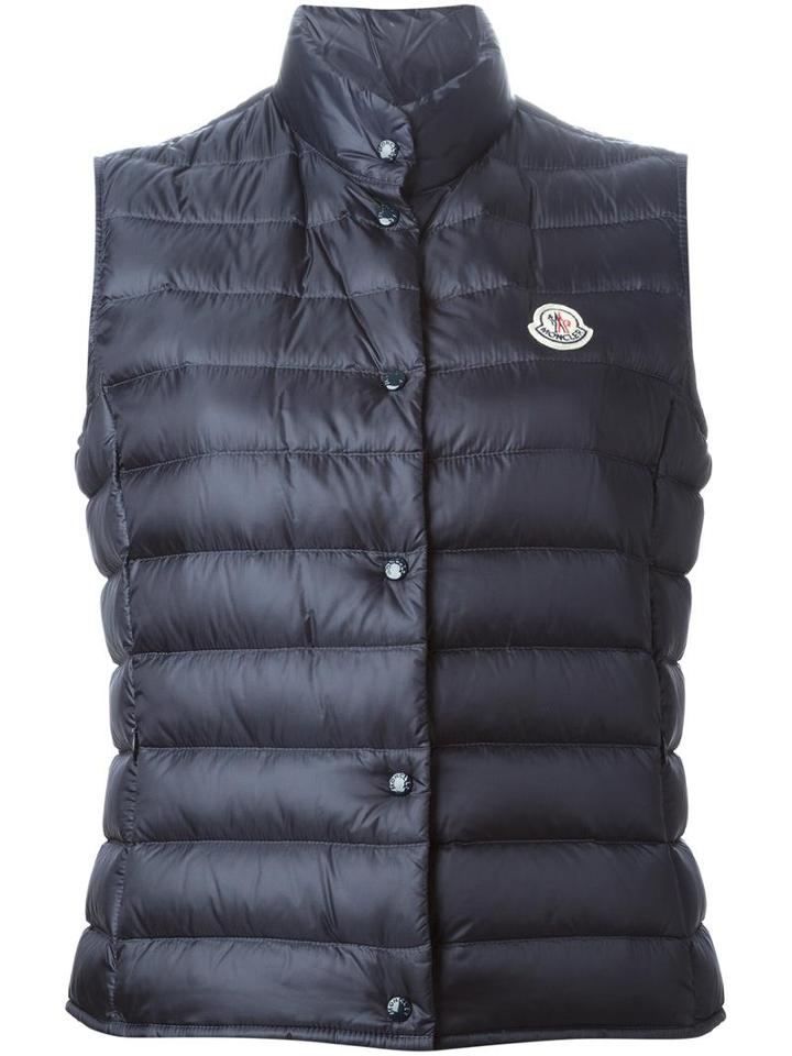 Moncler 'liane' Padded Gilet, Women's, Size: 0, Blue, Polyamide/feather Down