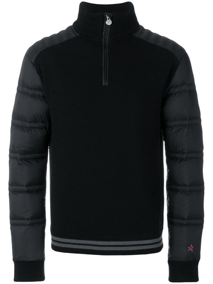 Perfect Moment La Tour Iii Shell-panelled Pullover - Black
