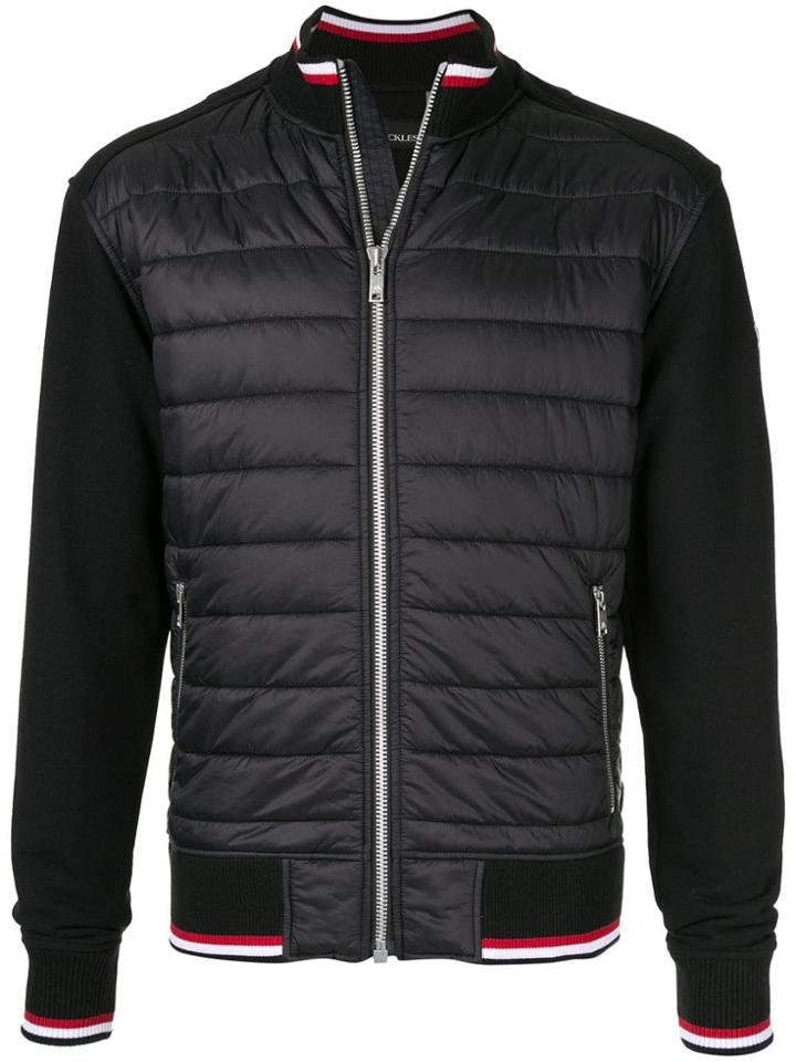 Moose Knuckles Panelled Padded Jacket - Black
