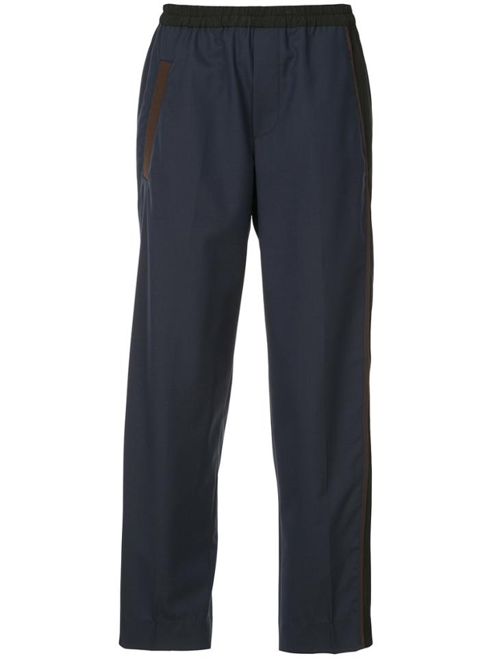 Kolor Elasticated Waist Trousers - Blue